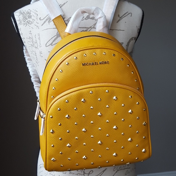 MICHAEL Michael Kors Handbags - NWT Michael Kors MD Abbey Backpack bag marigold MK